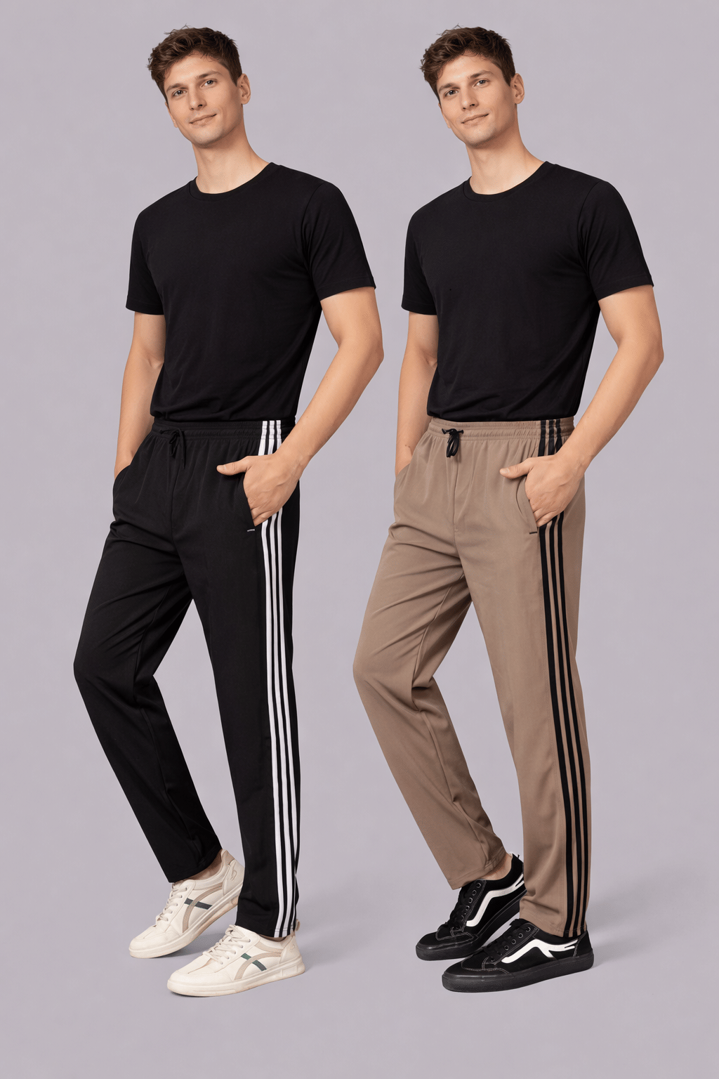 SHREYNKA Multicolor 1 Polyester Men's Trackpants ( Pack of 2 ) - Track Pants | Buy online on ZillyBuy