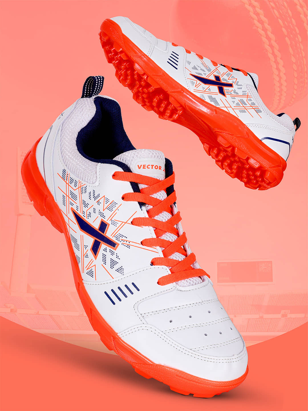 Vector X Blaster-22 Yards Green Cricket Shoes