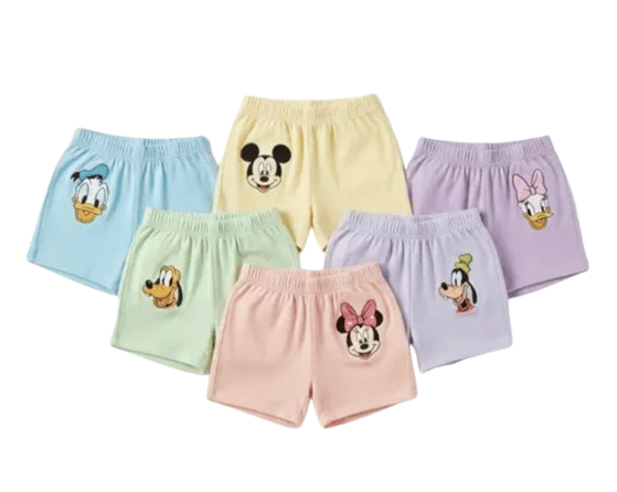bexzzor Pack of 6 Cotton Panties For Girls ( Multicolor )