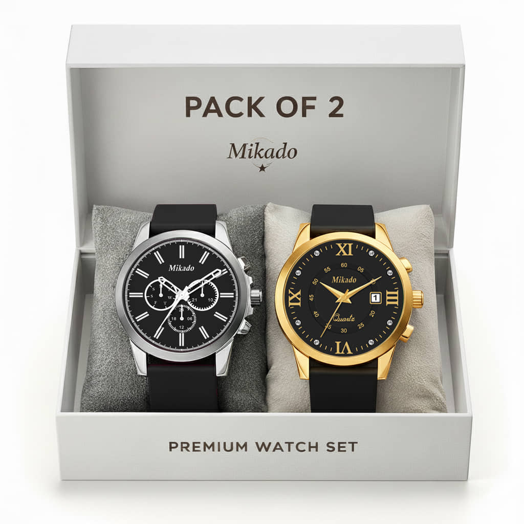 Mikado Black Silicon Analog Men's Watch