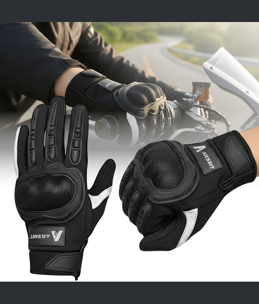 AKSMIT Black Polyester Men's Driving Gloves ( Pack of 1 ) - Jewellery Sets | Buy online on ZillyBuy