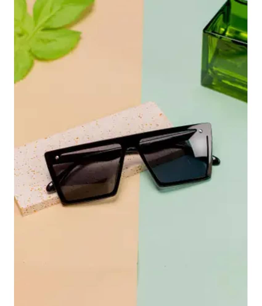BANDSMITH Black Oval Sunglasses ( Pack of 1 ) - Sunglasses | Buy online on ZillyBuy