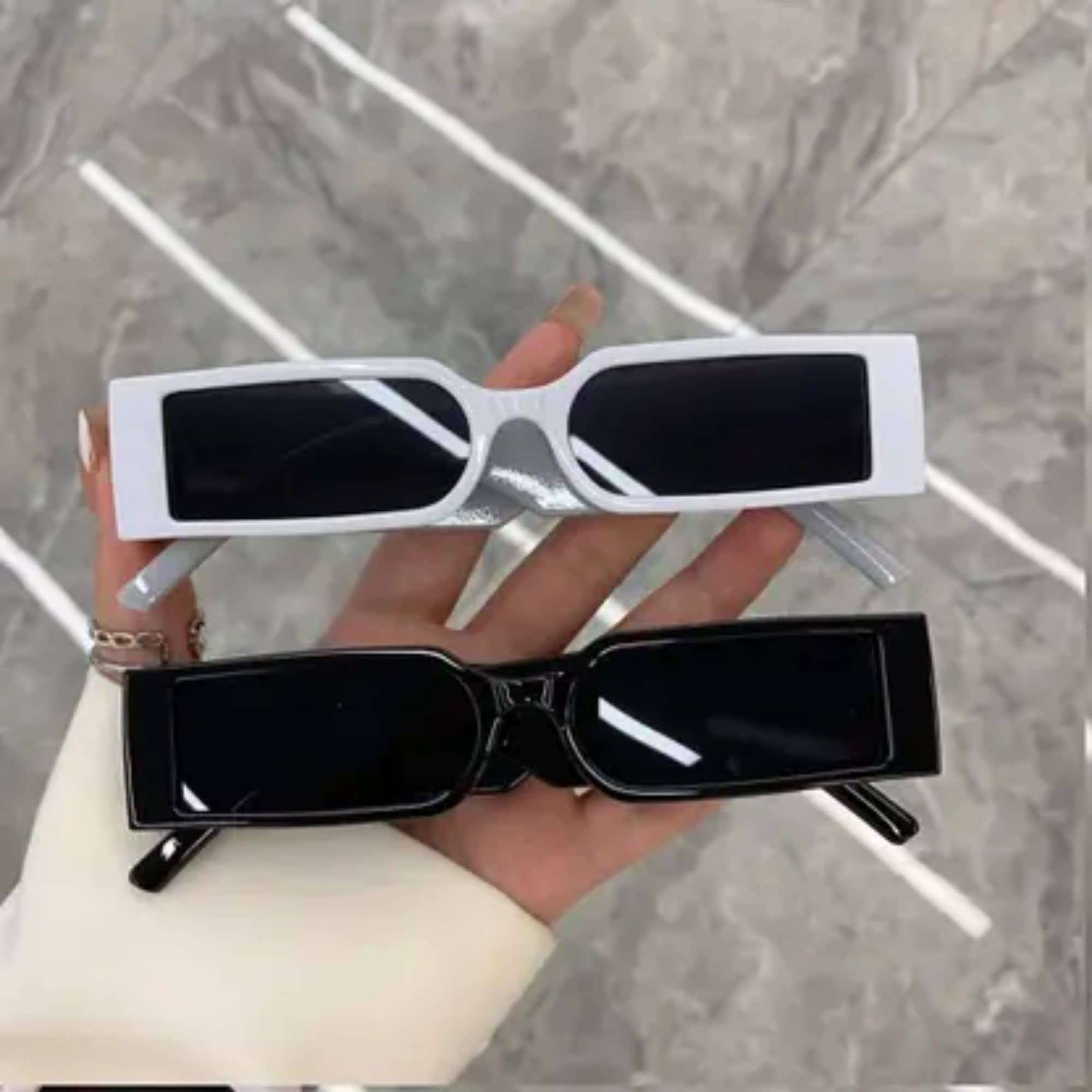 BANDSMITH Black Square Sunglasses ( Pack of 1 ) - Sunglasses | Buy online on ZillyBuy