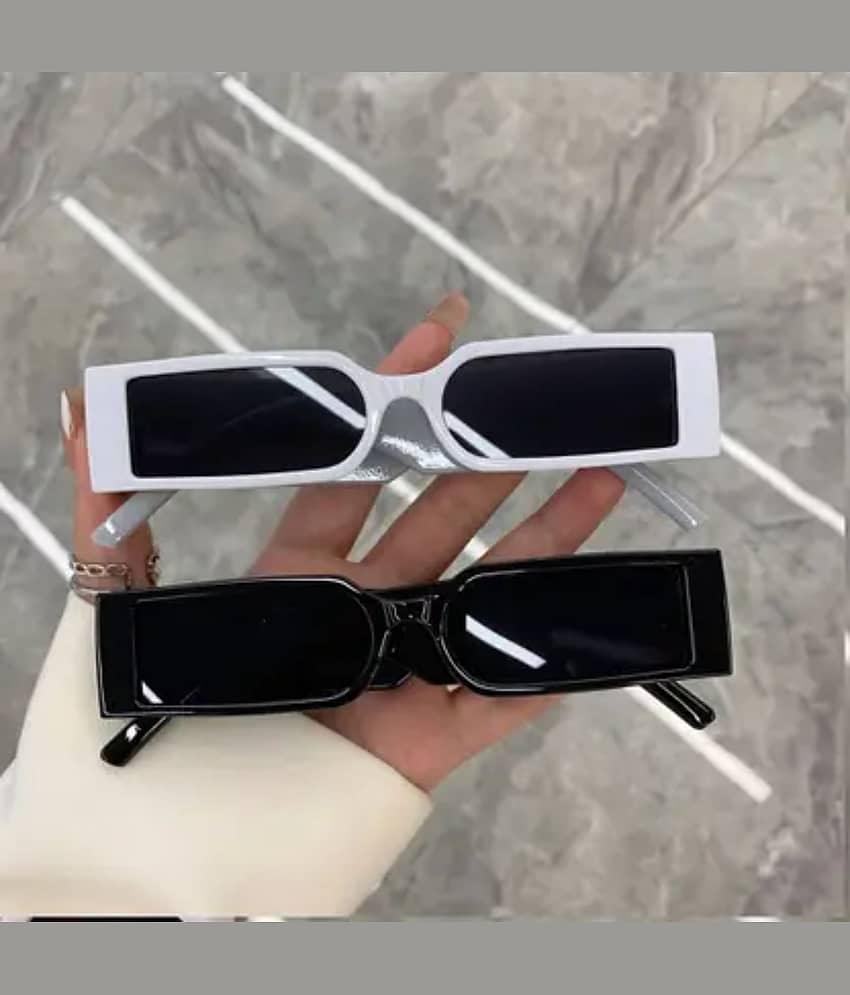 BANDSMITH Black Square Sunglasses ( Pack of 1 ) - Sunglasses | Buy online on ZillyBuy