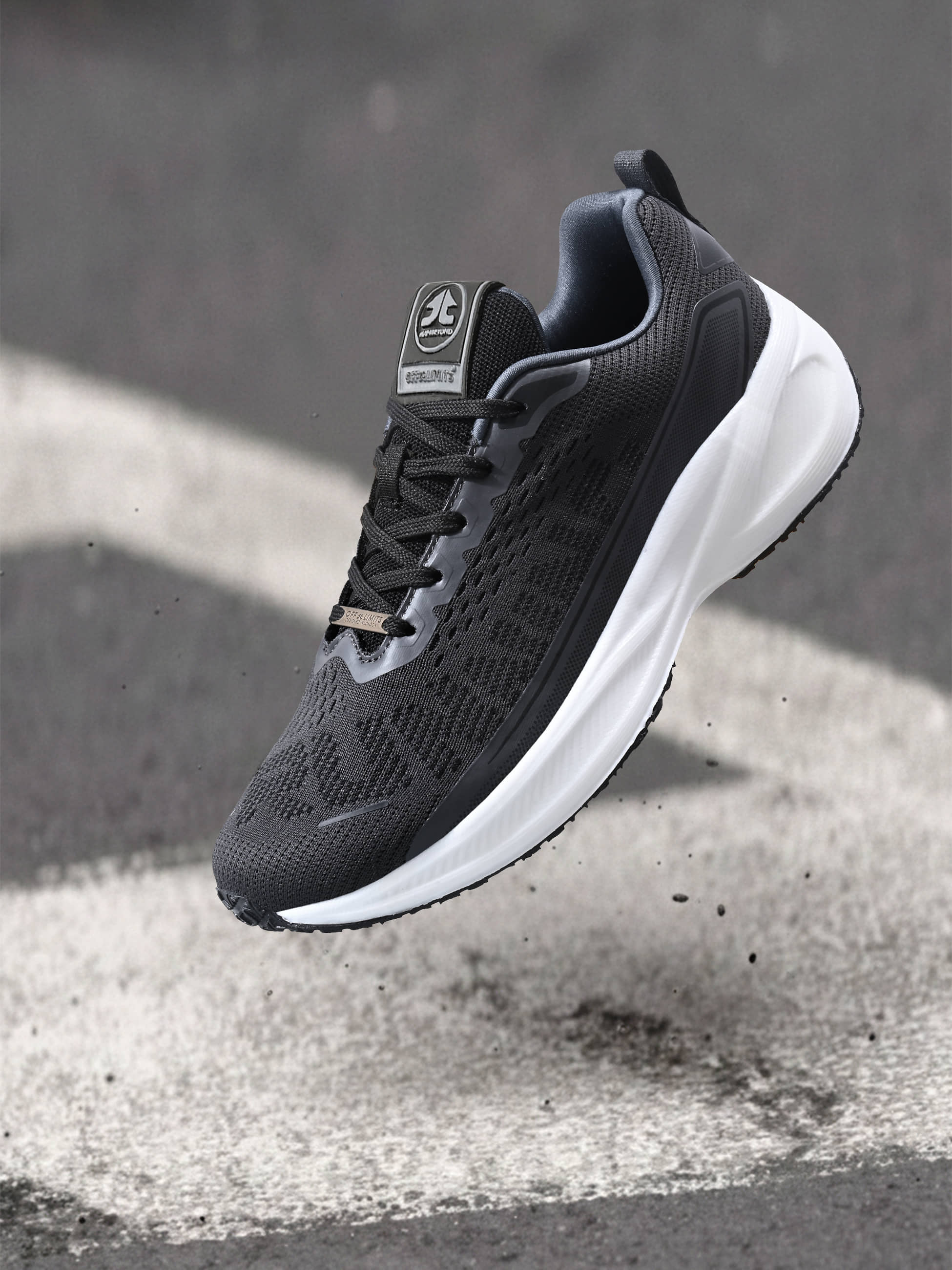 OFF LIMITS OVERDRIVE Black Men's Sports Running Shoes - Sports Shoes | Buy online on ZillyBuy