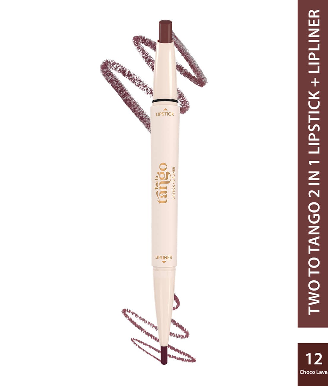 Glam21 Two To Tango Lipstick+Lipliner Duo | Smudgeproof Non-Transfer Matte Finish Coffee Cream, 0.65 G