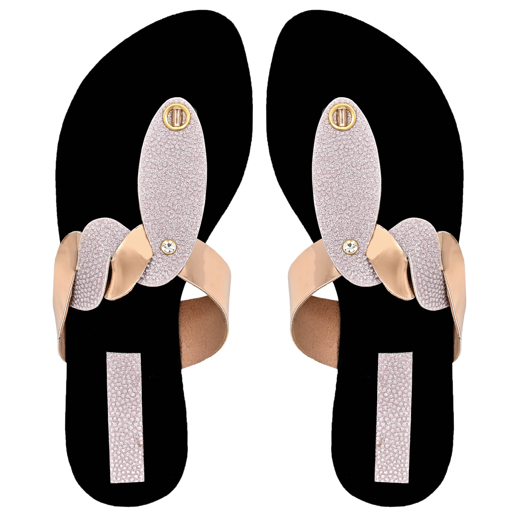 Altek Peach Women's Open Toe Flats