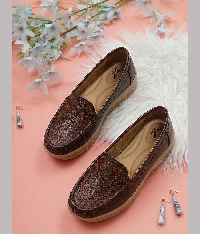 Carrito Tan Women's Loafers - Casual Shoes | Buy online on ZillyBuy