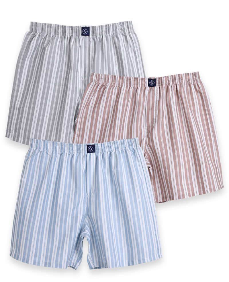 Supersquad Pack of 3 Cotton Blend Boxers For Men's ( Multicolor )