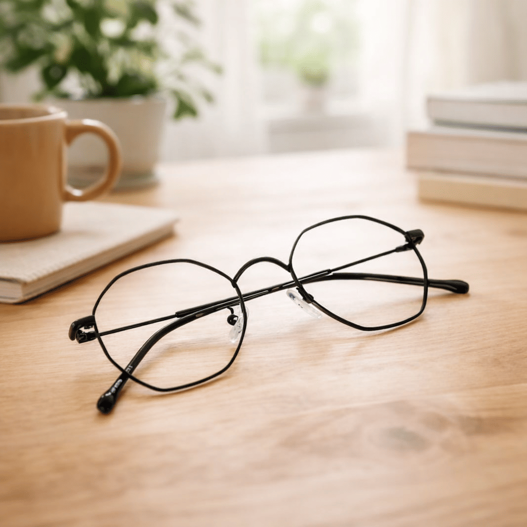 Admire Black Full Rim Geometric Computer Glasses ( Pack of 1 )