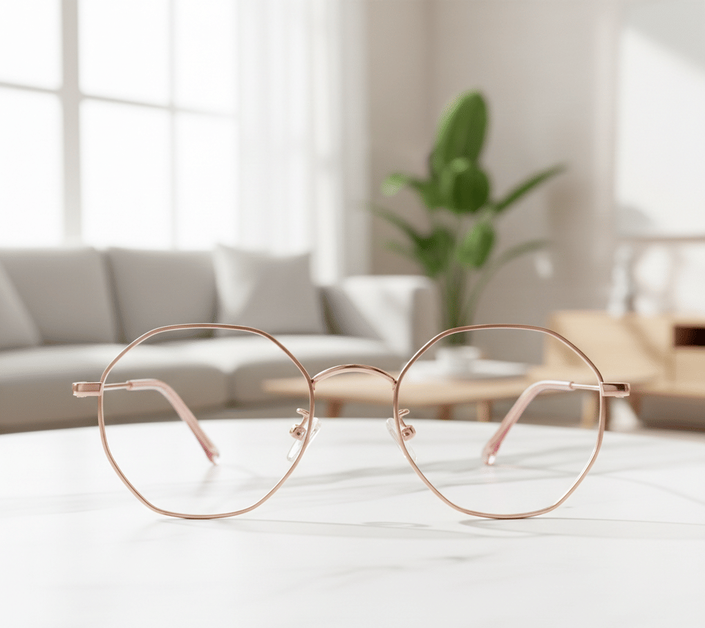 Admire Pink Full Rim Geometric Computer Glasses ( Pack of 1 )