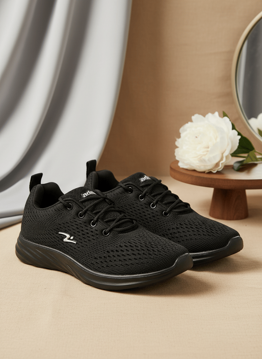 Adrun Black Women's Slip On - Casual Shoes | Buy online on ZillyBuy