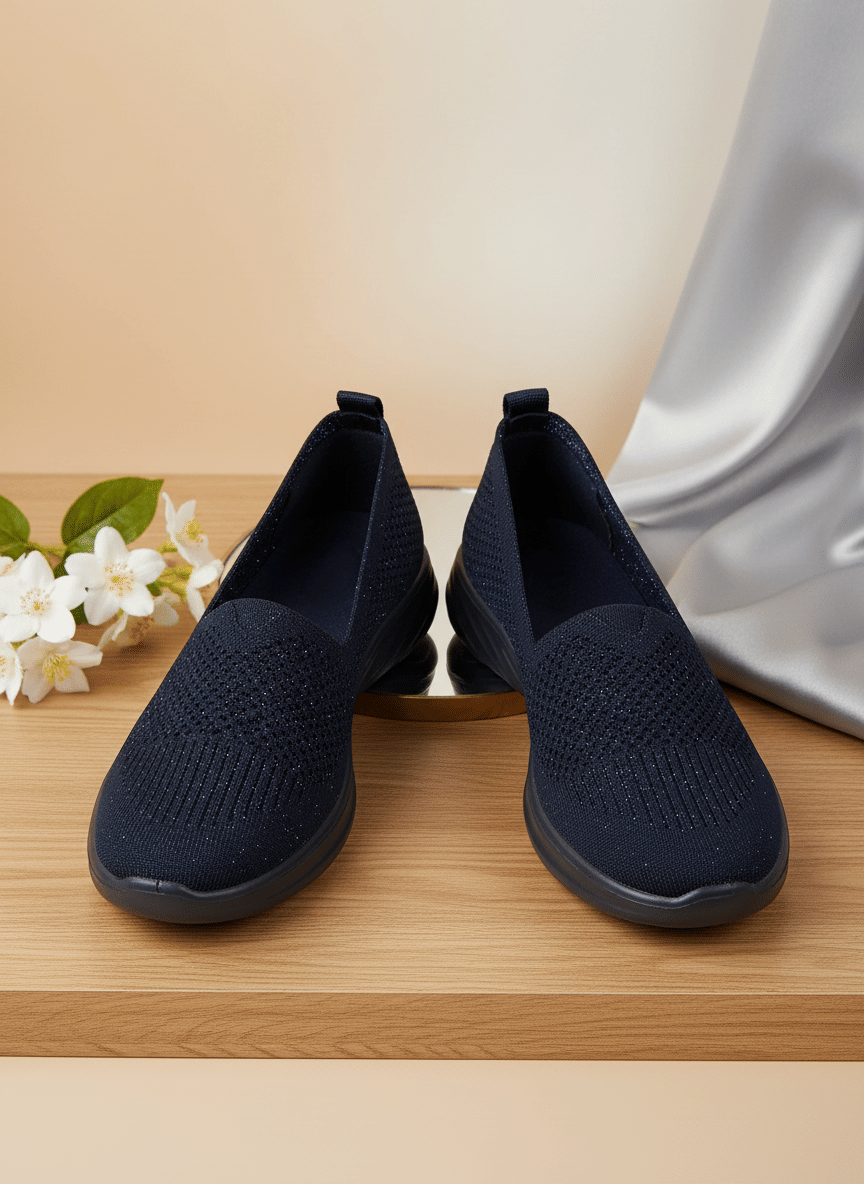 Adrun Black Women's Slip On - Casual Shoes | Buy online on ZillyBuy