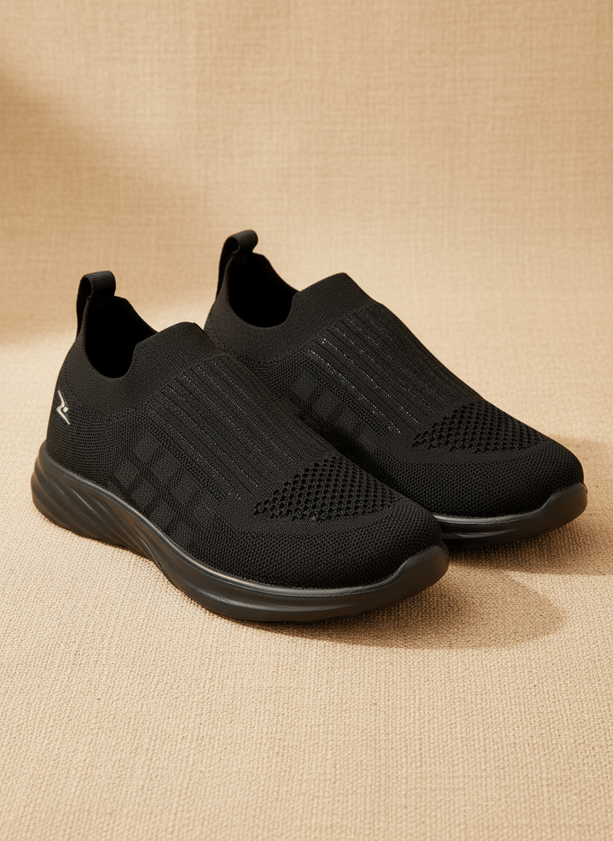 Adrun Black Women's Slip On - Casual Shoes | Buy online on ZillyBuy