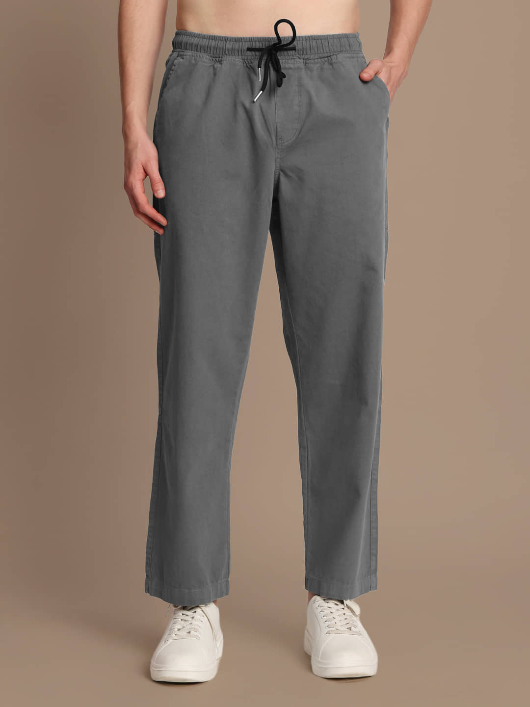 Bene Kleed Relax Men's Chinos - Grey ( Pack of 1 ) - Trousers | Buy online on ZillyBuy