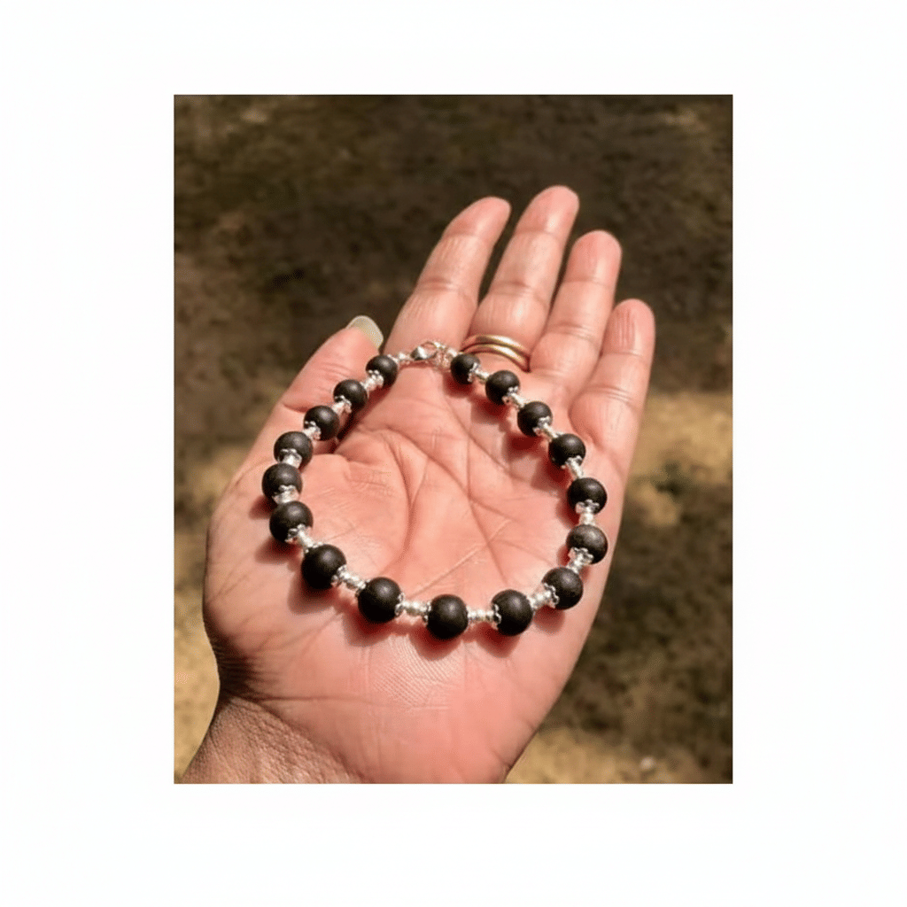 Dzinetrendz Black Bracelet ( Pack of 1 ) - Bangles & Bracelets | Buy online on ZillyBuy