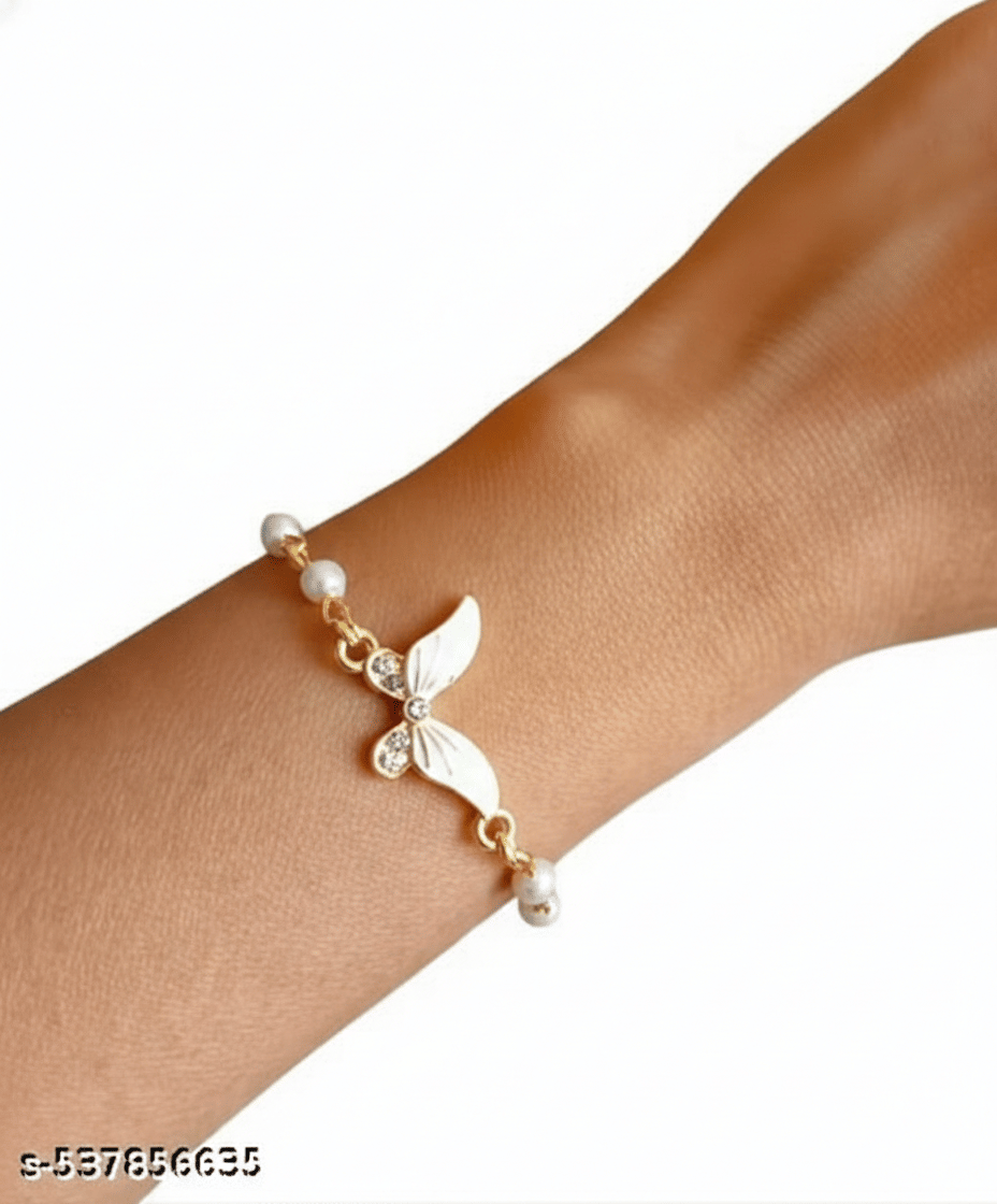 Dzinetrendz Gold Bracelet ( Pack of 1 ) - Bangles & Bracelets | Buy online on ZillyBuy