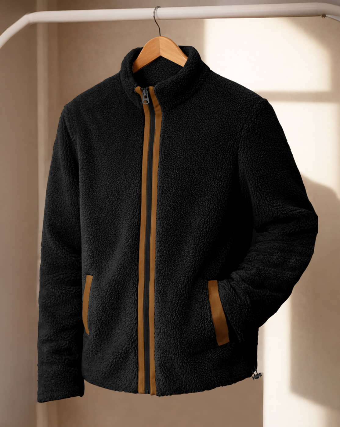 Eyebogler Polyester Men's Casual Jacket - Black ( Pack of 1 ) - Jackets & Coats | Buy online on ZillyBuy