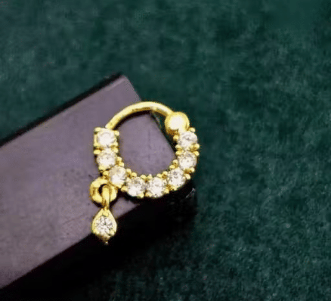 GOLDEN NOSE RING