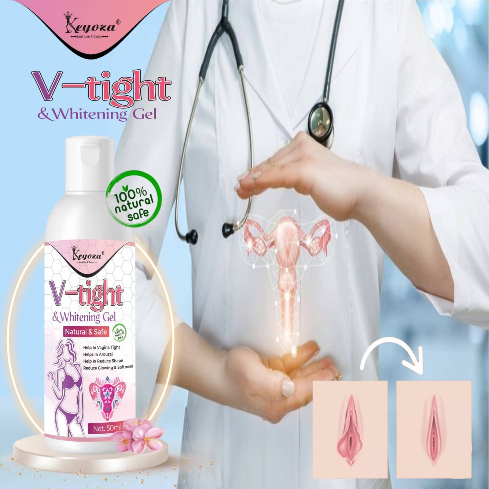 Keyoza - Intimate Lubricant ( Pack of 1 )