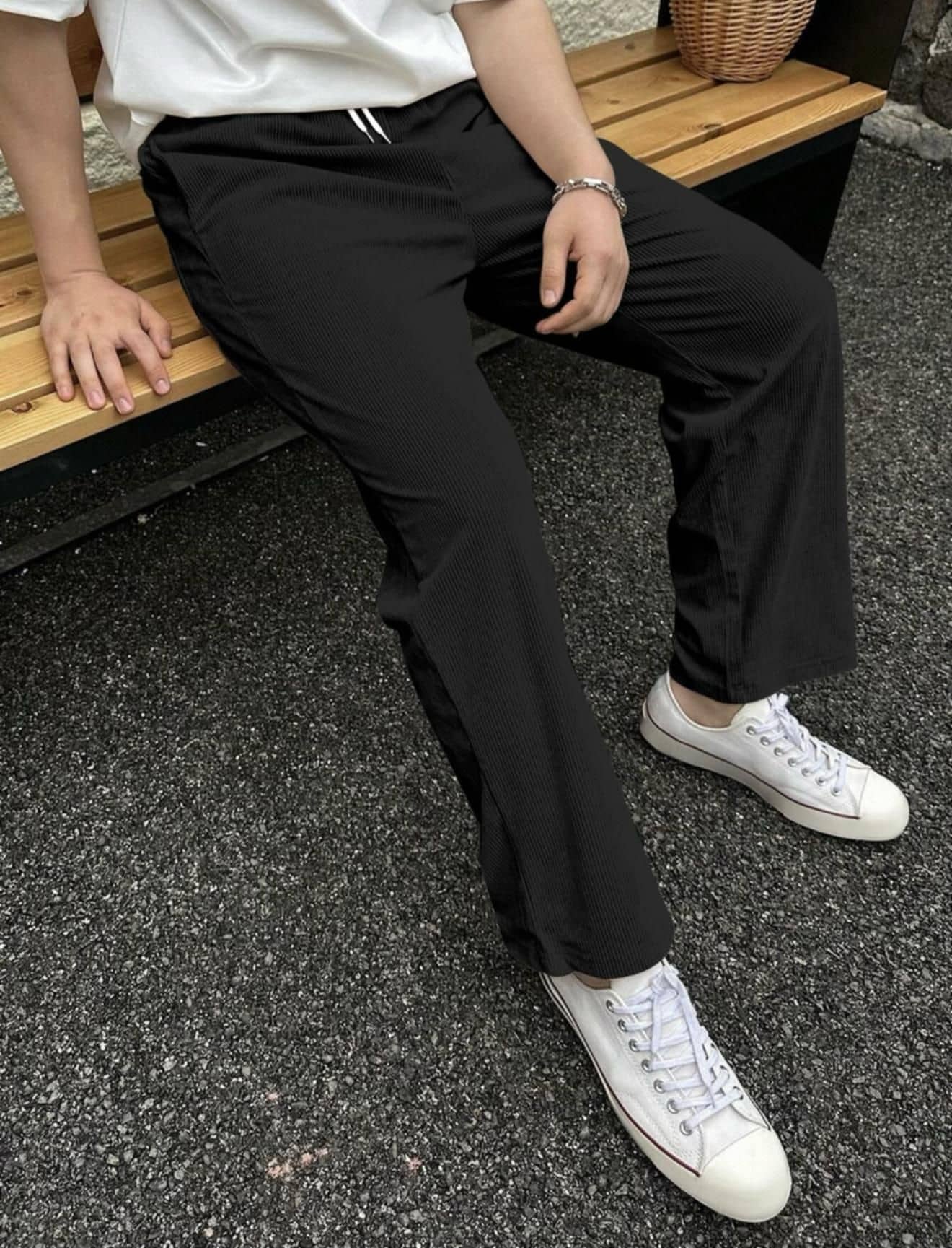 Nofilter Loose Men's Trouser - Black ( Pack of 1 ) - Trousers | Buy online on ZillyBuy