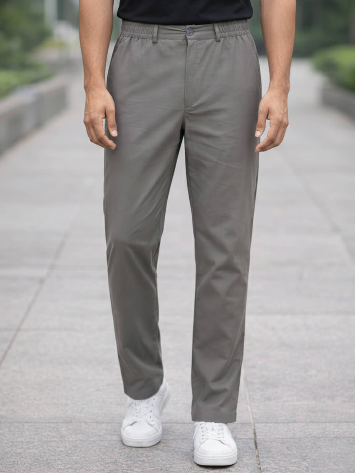 QuaClo Cotton Men Pyjama ( Grey )