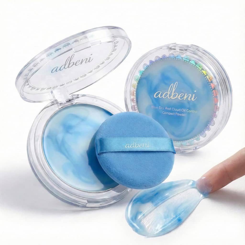 Adbeni Blue Sky & Cloud Gel Mattifying Pressed Powder Primer & Oil Control Medium 12 g