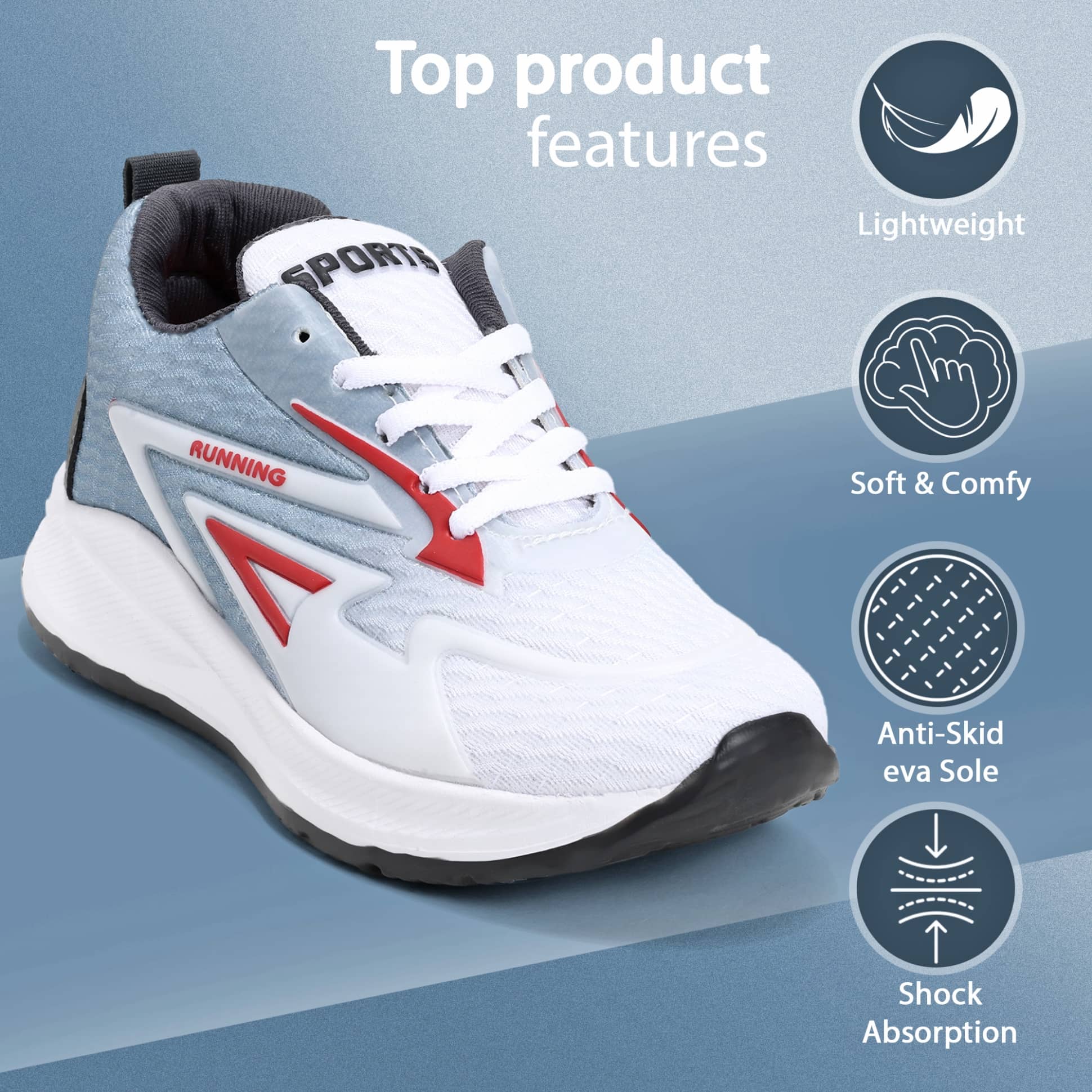 Begone Sports Shoe Dark Grey Men's Sports Running Shoes - Sports Shoes | Buy online on ZillyBuy