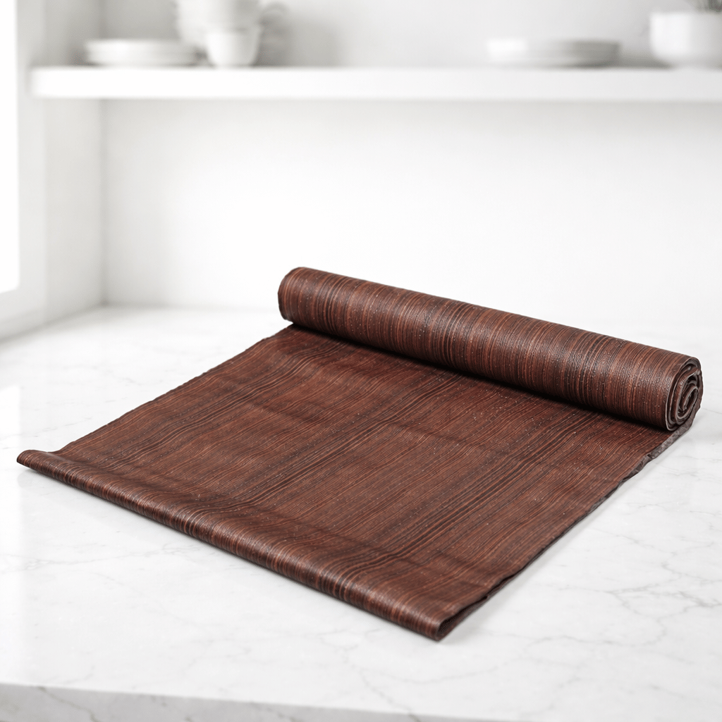 Kitchen Drawer/Cabinet Shelf Mat|Flower Design with PVC Material|Adjustable Size 5 MTR Roll