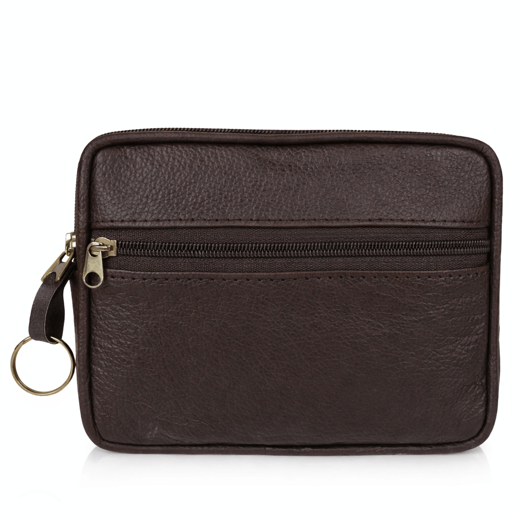 CIMONI Brown Pure Leather Purse - Handbags | Buy online on ZillyBuy