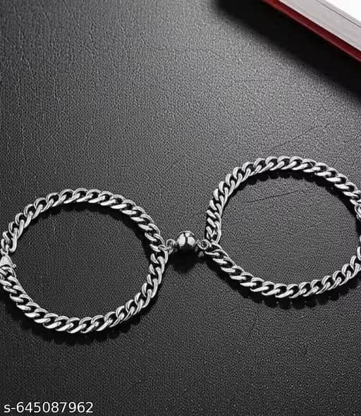 Dzinetrendz Silver Bracelet ( Pack of 1 ) - Bangles & Bracelets | Buy online on ZillyBuy