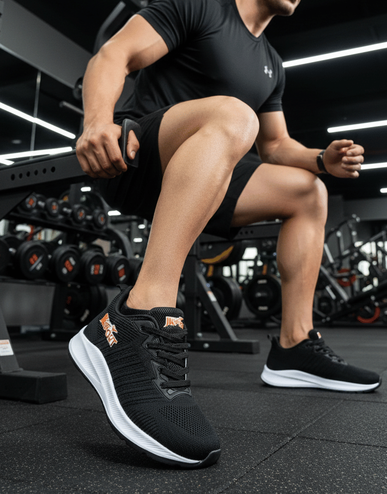 JK Port Sports shoes for men Black Men's Sports Running Shoes - Sports Shoes | Buy online on ZillyBuy