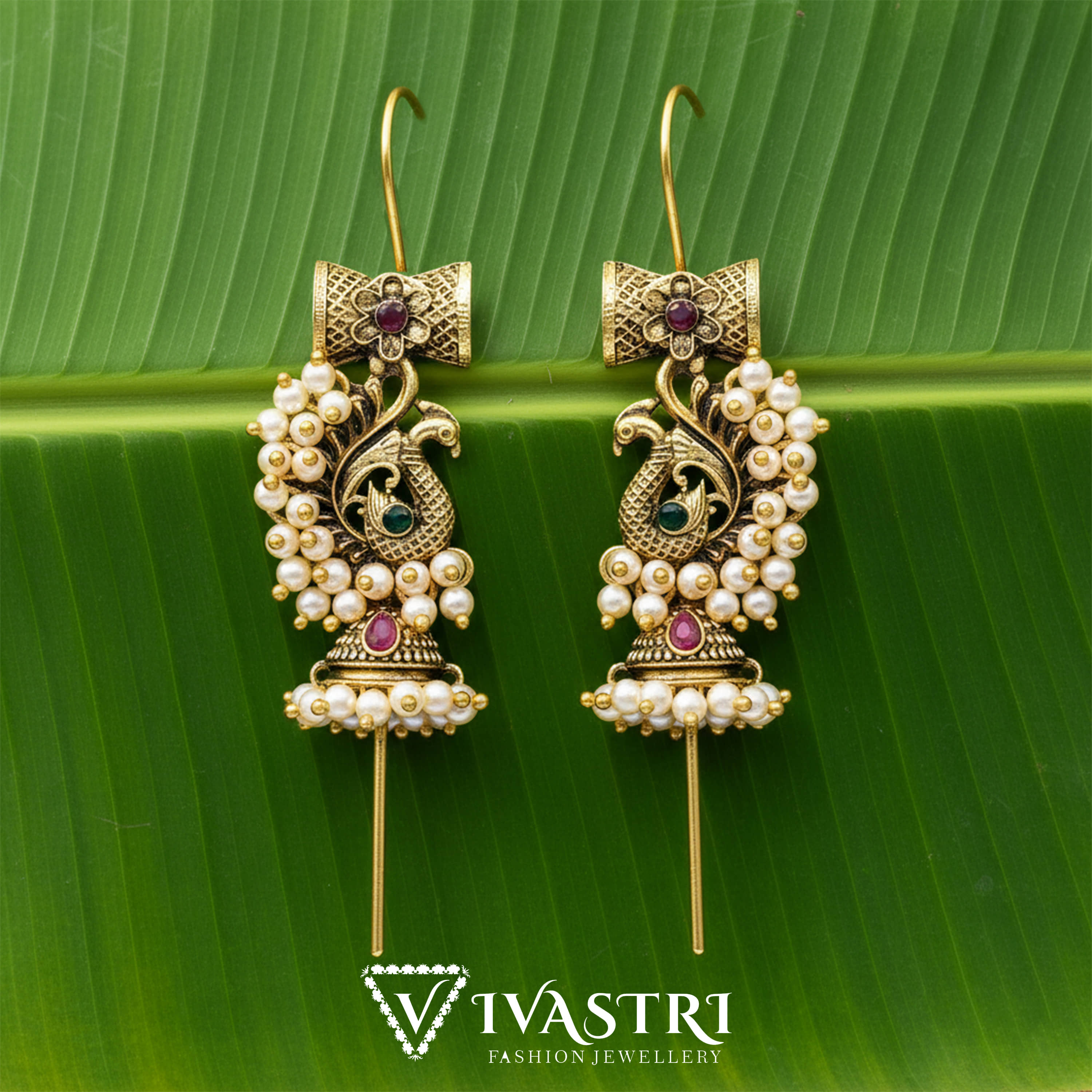 VIVASTRI Golden EarCuff Earrings ( Pack of 1 ) - Earrings | Buy online on ZillyBuy