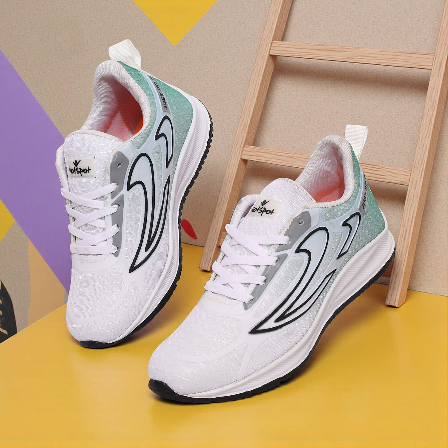 hotstyle Green Men's Sports Running Shoes - Sports Shoes | Buy online on ZillyBuy
