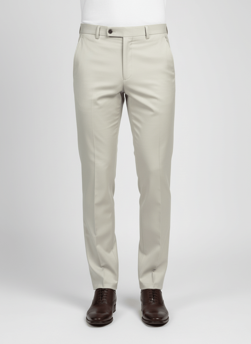 plounge Slim Men's Formal Trouser - Off White ( Pack of 1 ) - Trousers | Buy online on ZillyBuy