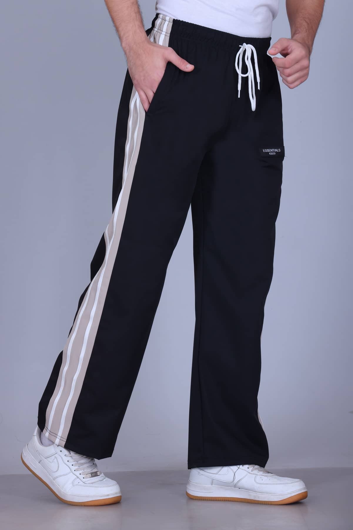 HVBK Black Polyester Men's Trackpants ( Pack of 1 ) - Track Pants | Buy online on ZillyBuy