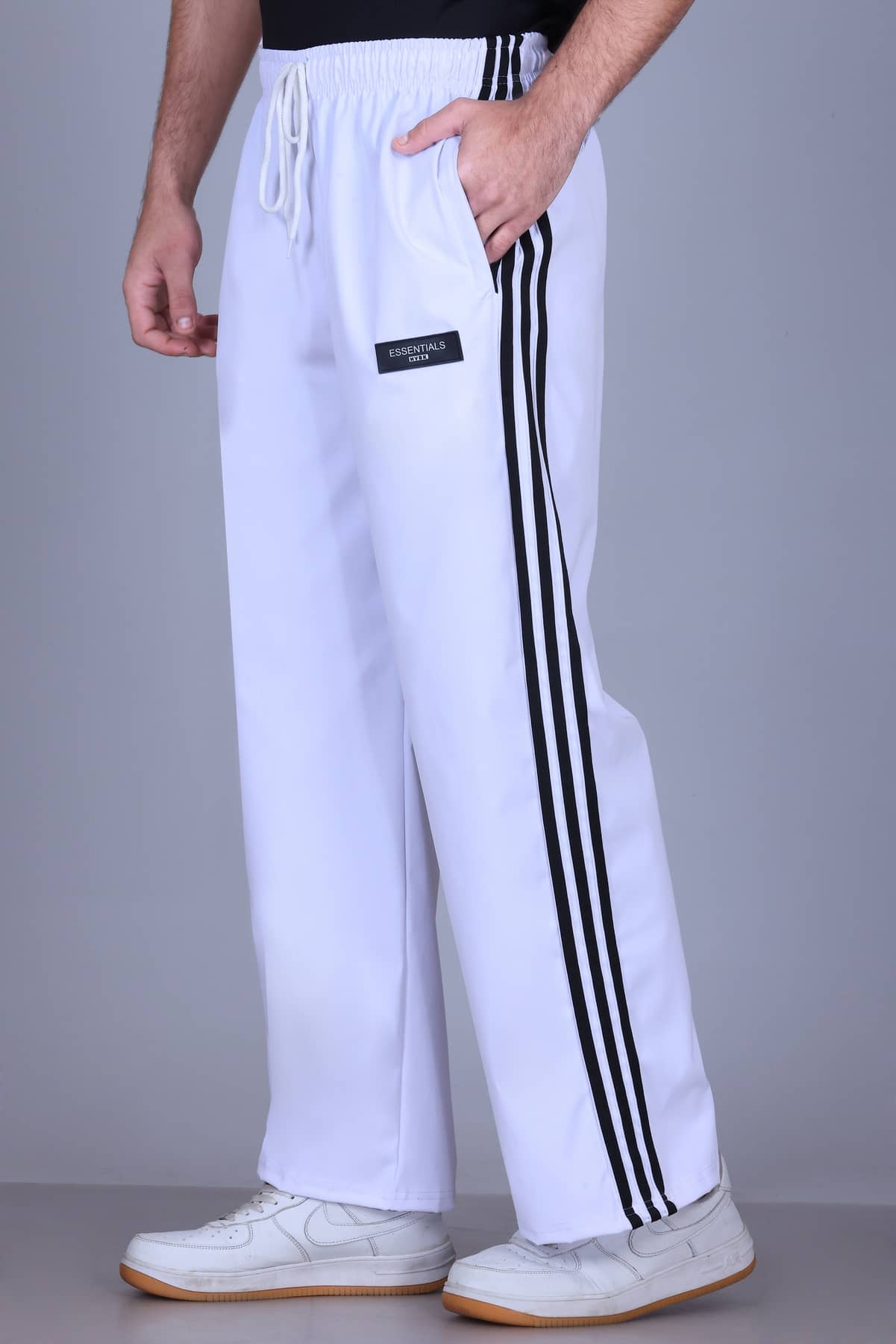 HVBK White Polyester Men's Trackpants ( Pack of 1 ) - Track Pants | Buy online on ZillyBuy