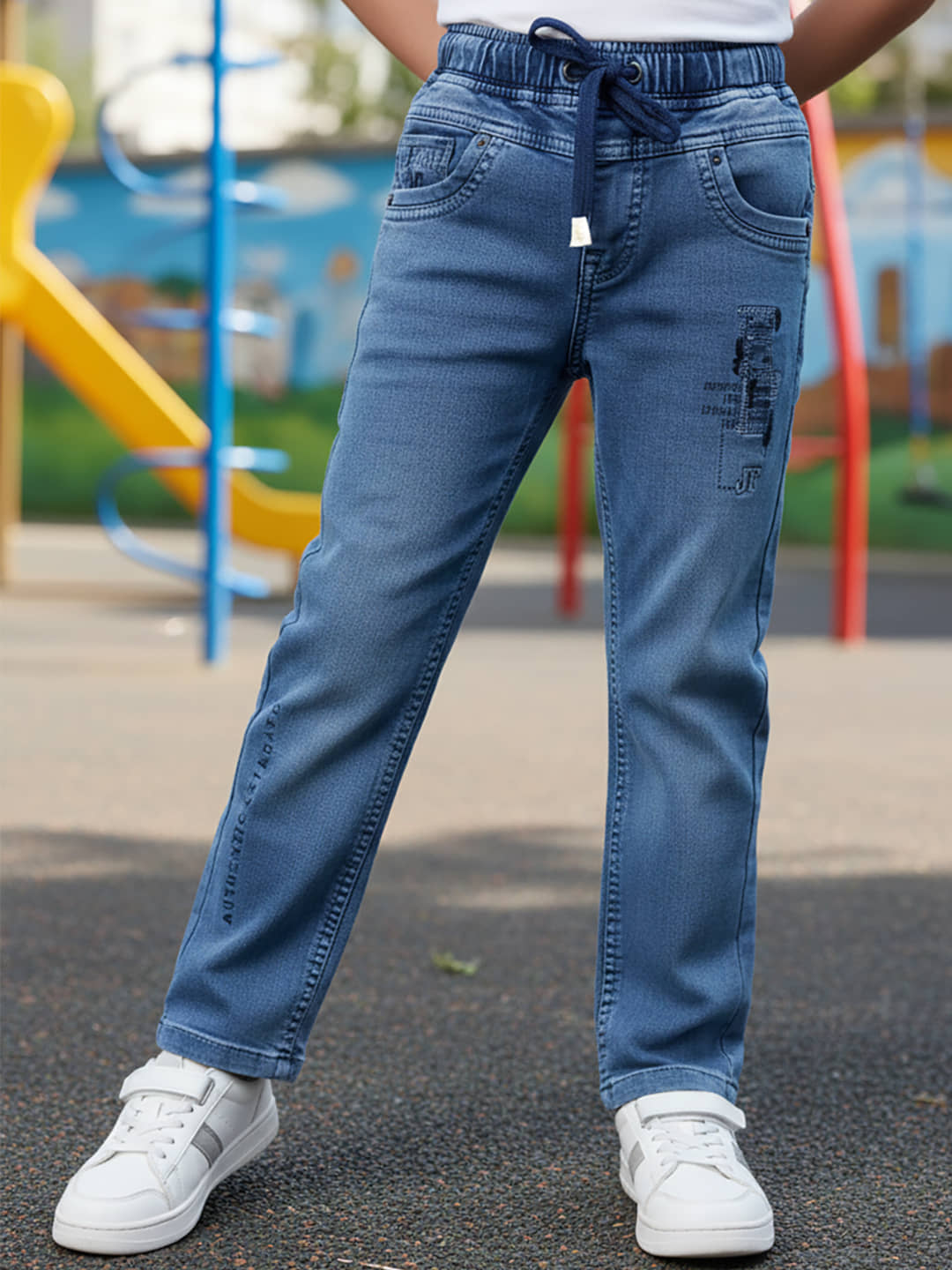 JFR Pack of 1 Boys Cotton Blend Jeans ( Blue ) - Jeans | Buy online on ZillyBuy