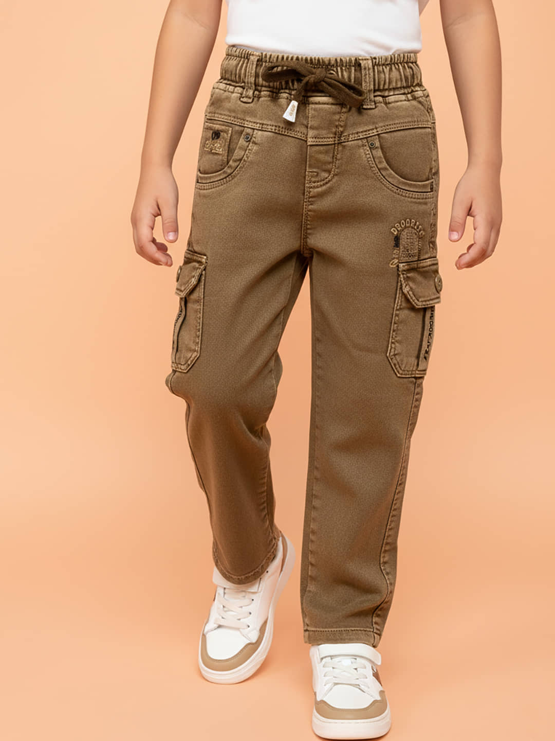 JFR Pack of 1 Boys Cotton Blend Jeans ( Beige ) - Jeans | Buy online on ZillyBuy