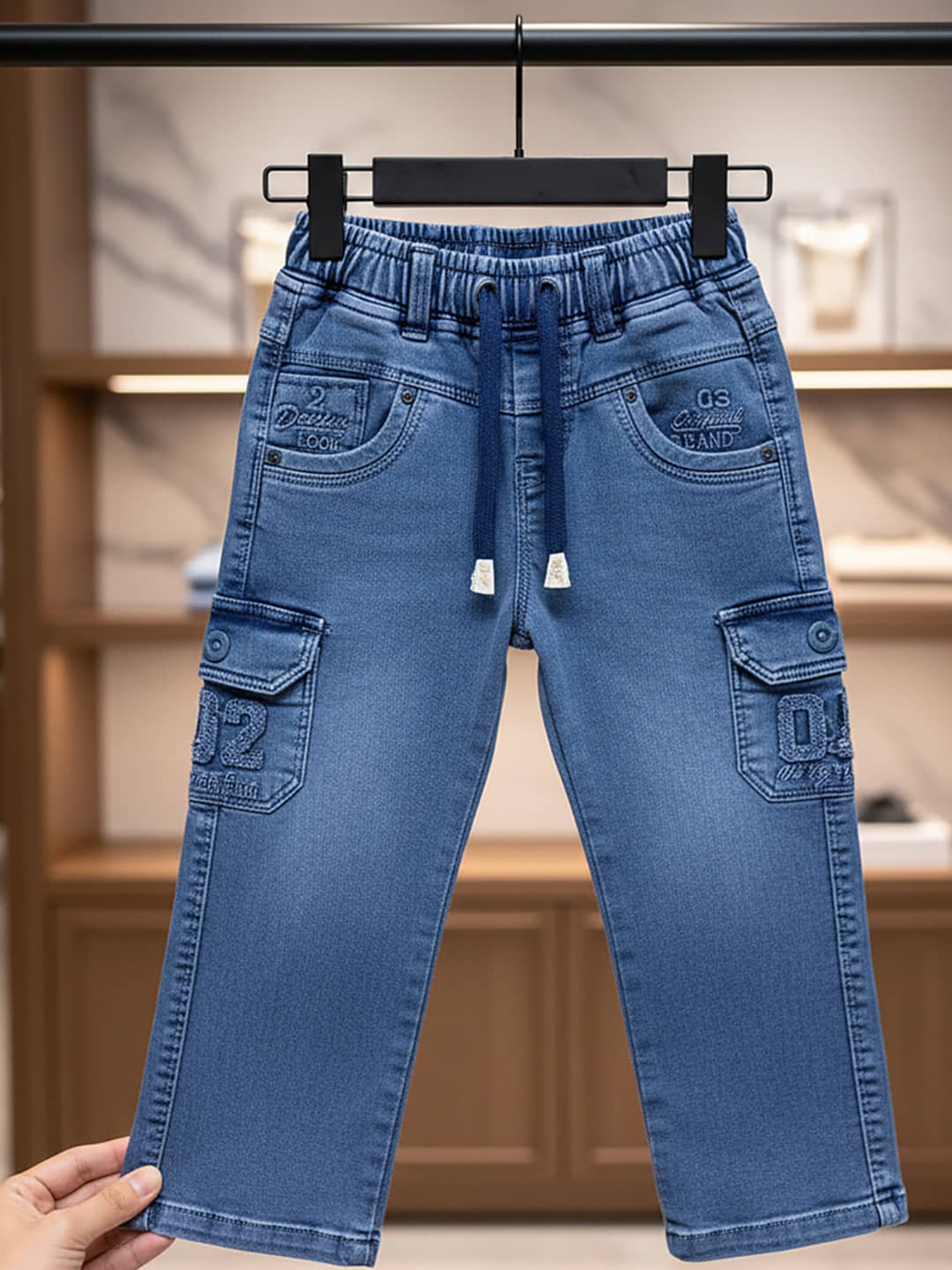 JFR Pack of 1 Boys Cotton Blend Jeans ( Blue ) - Jeans | Buy online on ZillyBuy