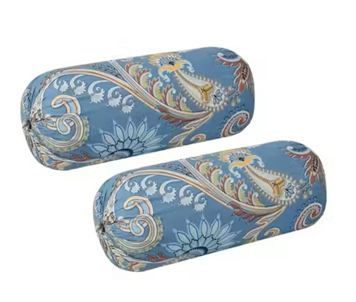 MAHALUXMI COLLECTION Single Poly Cotton Bolster Covers