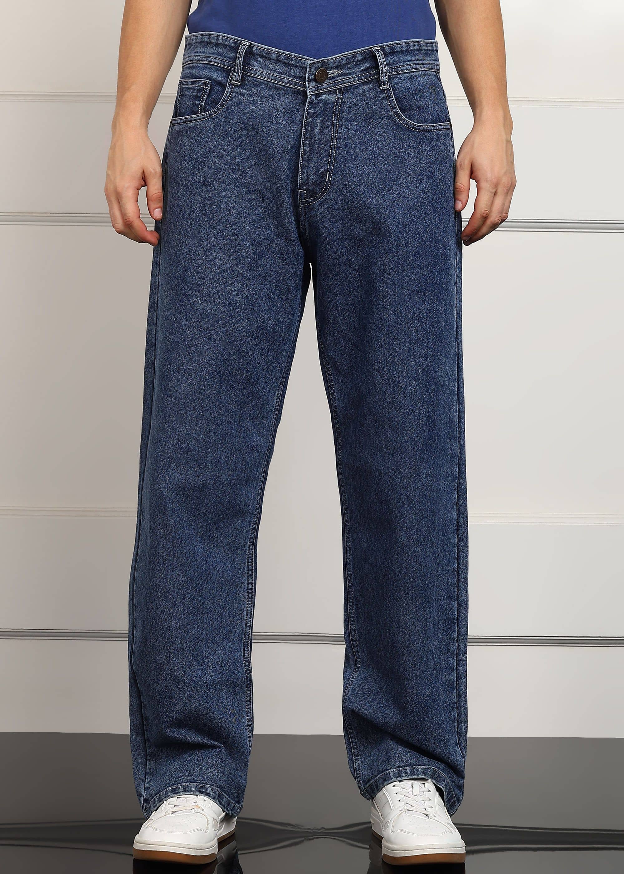 True Fades Clean Look Men's Jeans - Blue ( Pack of 1 ) - Jeans | Buy online on ZillyBuy