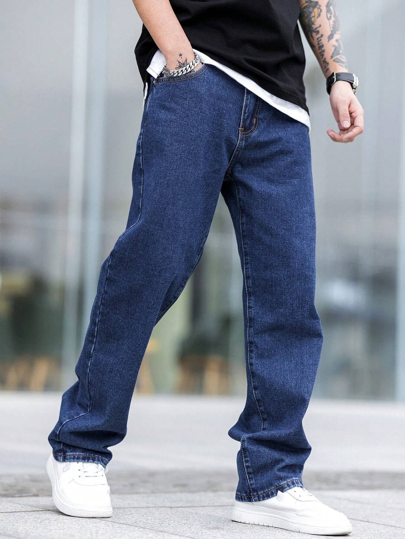 True Fades Clean Look Men's Jeans - Blue ( Pack of 1 ) - Jeans | Buy online on ZillyBuy