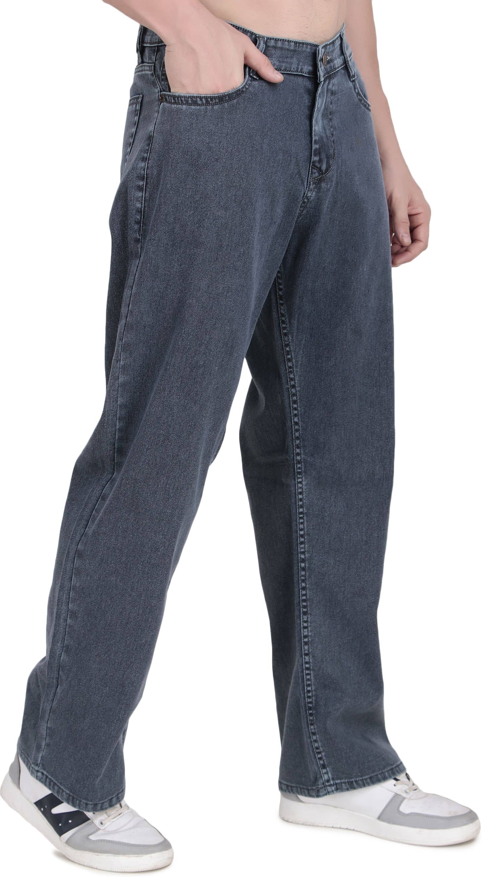 True Fades Clean Look Men's Jeans - Dark Grey ( Pack of 1 ) - Jeans | Buy online on ZillyBuy