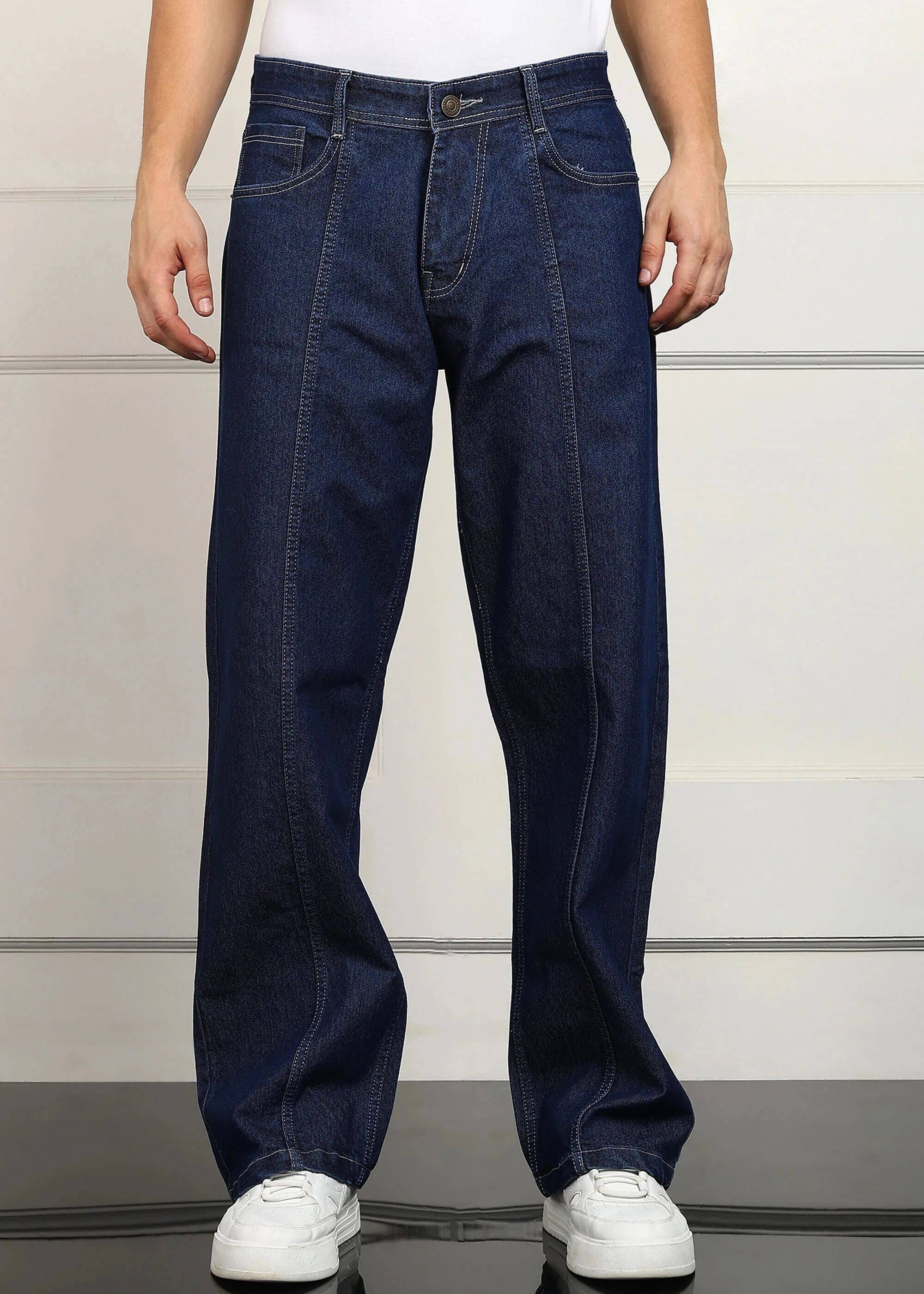 True Fades Clean Look Men's Jeans - Blue ( Pack of 1 ) - Jeans | Buy online on ZillyBuy