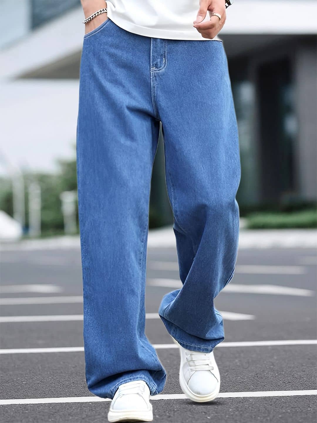 True Fades Clean Look Men's Jeans - Blue ( Pack of 1 ) - Jeans | Buy online on ZillyBuy