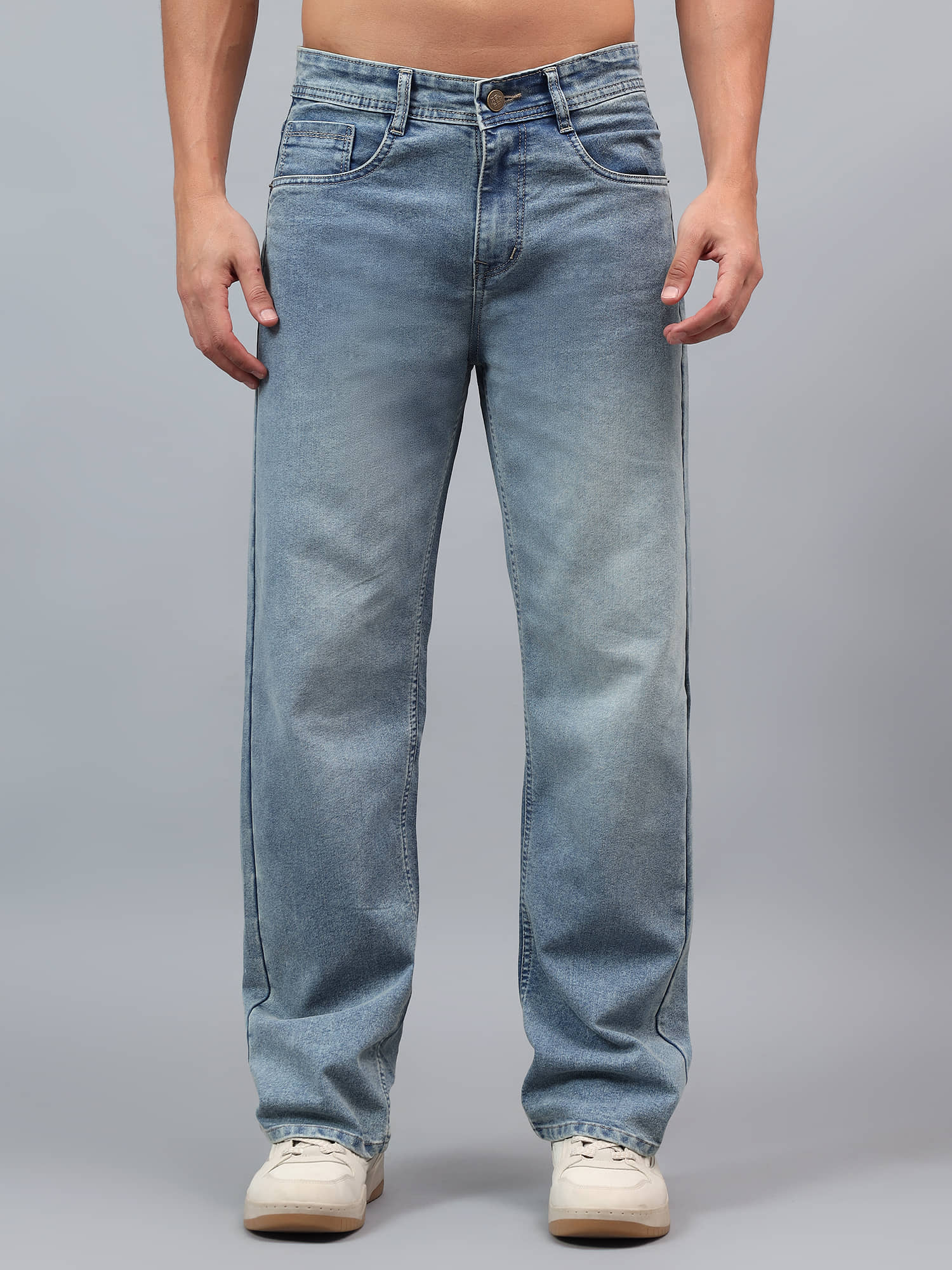 True Fades Clean Look Men's Jeans - Blue ( Pack of 1 ) - Jeans | Buy online on ZillyBuy