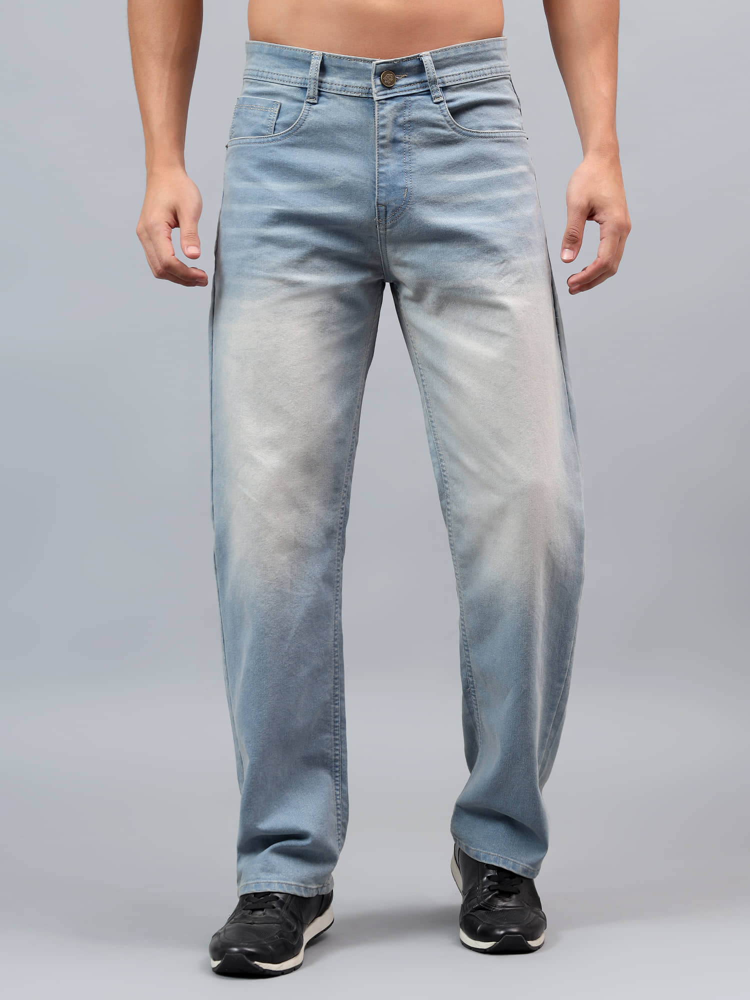 True Fades Clean Look Men's Jeans - Blue ( Pack of 1 ) - Jeans | Buy online on ZillyBuy