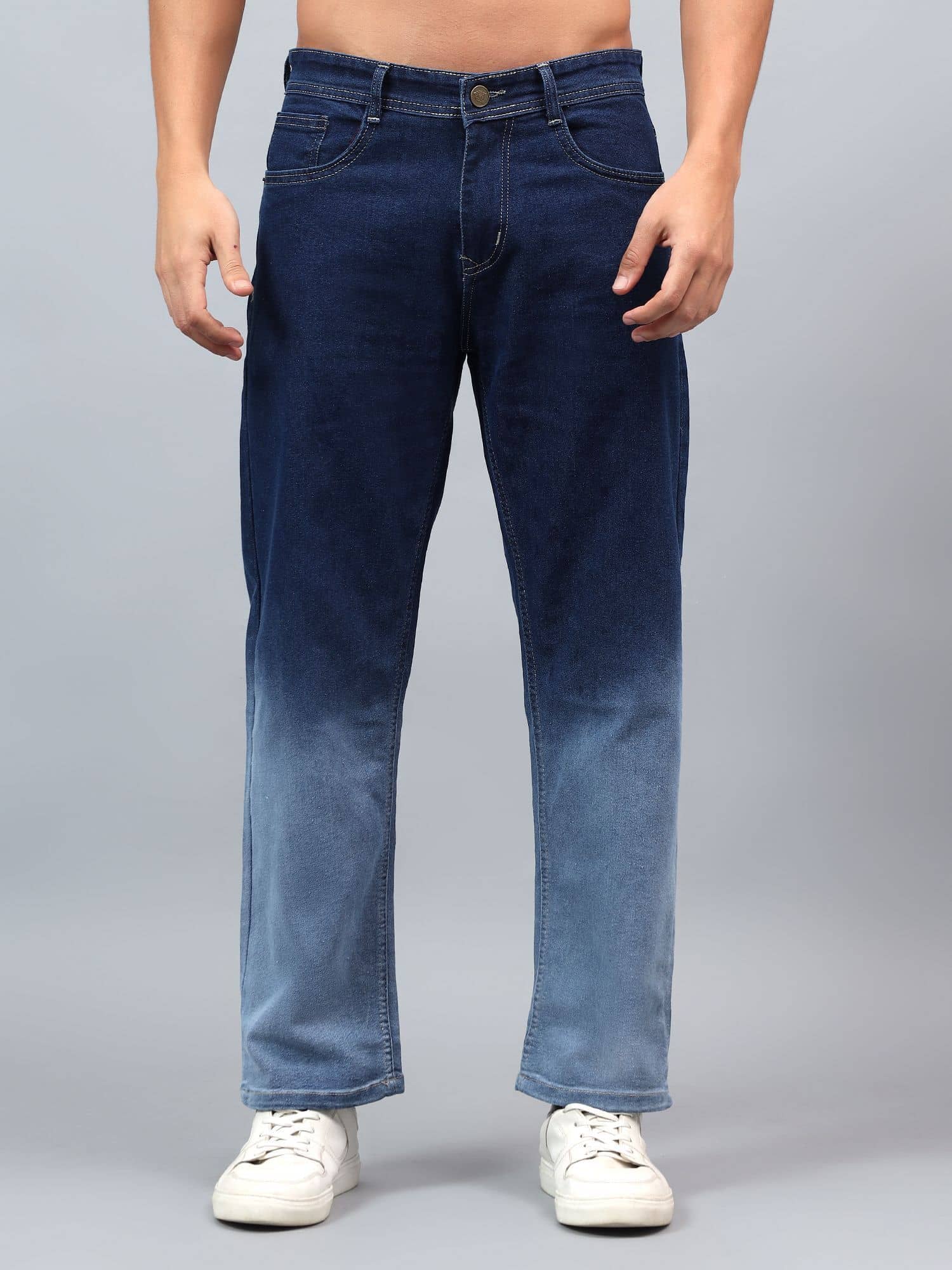 True Fades Clean Look Men's Jeans - Blue ( Pack of 1 ) - Jeans | Buy online on ZillyBuy