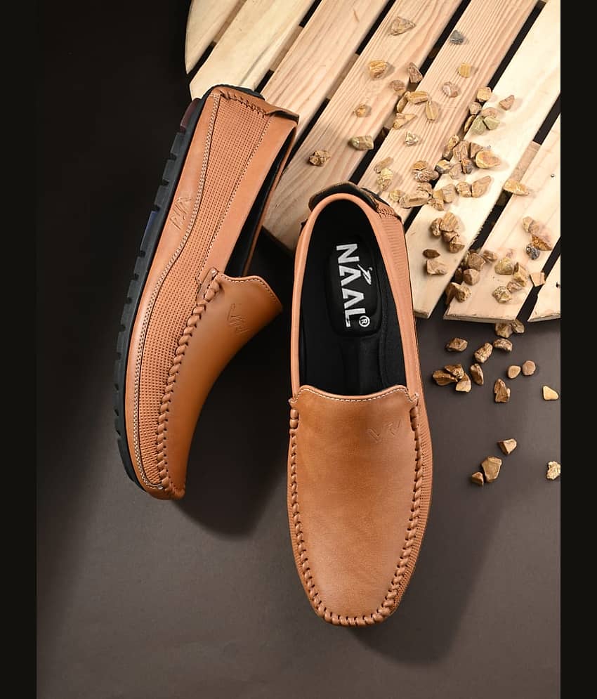 NAAL Tan Men's Driving Shoes - Formal Shoes | Buy online on ZillyBuy